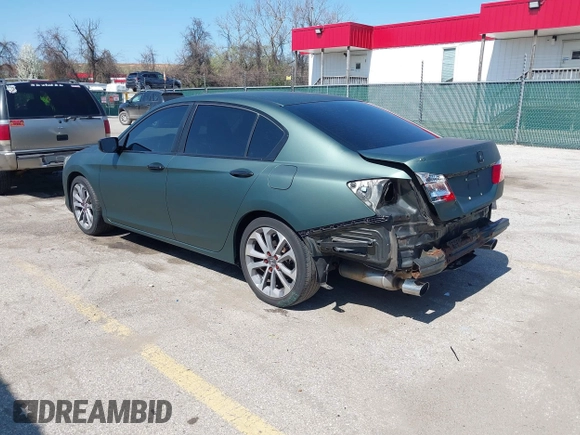2014 Honda Accord Sport with VIN 1HGCR2F57EA091403, listed as a IAAI auction lot 41919375 with 170,743 mi miles and . Bid and sale history available at DreamBid. Image 3.