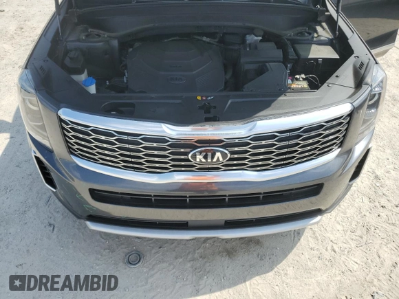 2021 Kia Telluride S with VIN 5XYP64HC1MG160598, listed as a Copart auction lot 54378735 with 128,252 mi miles and Salvage title. Bid and sale history available at DreamBid. Image 12.