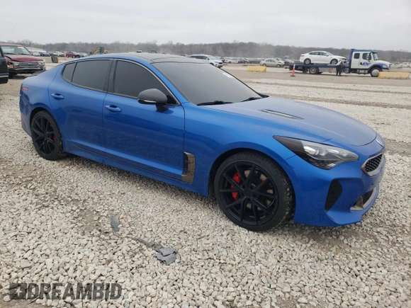 2018 Kia Stinger GT2 with VIN KNAE55LC6J6038788, listed as a Copart auction lot 45280774 with 48,108 mi miles and Salvage Title. Bid and sale history available at carsss.com. Image 4.