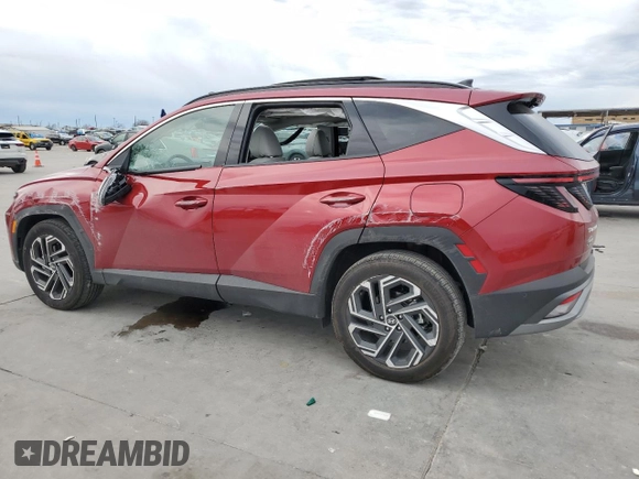 2025 Hyundai Tucson Limited with VIN 5NMJE3DE0SH458413, listed as a Copart auction lot 89299505 with 2,830 mi miles and Salvage Title. Bid and sale history available at carsss.com. Image 2.