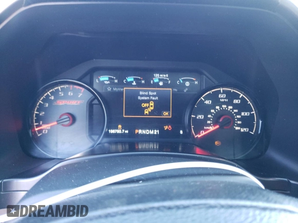 2017 Ford F-150 XL with VIN 1FTFW1EF9HFB24725, listed as a Copart auction lot 56183855 with 196,780 mi miles and Clean title. Bid and sale history available at DreamBid. Image 9.