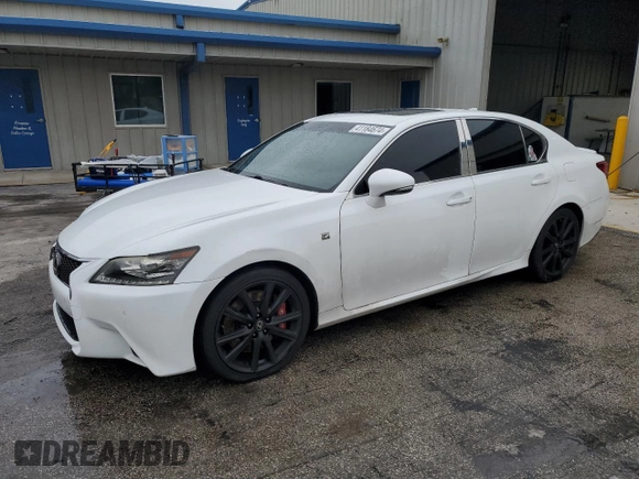 2015 Lexus GS 350 with VIN JTHBE1BL9FA000877, listed as a Copart auction lot 41184674 with 91,361 mi miles. Bid and sale history available at carsss.com. Image 1.