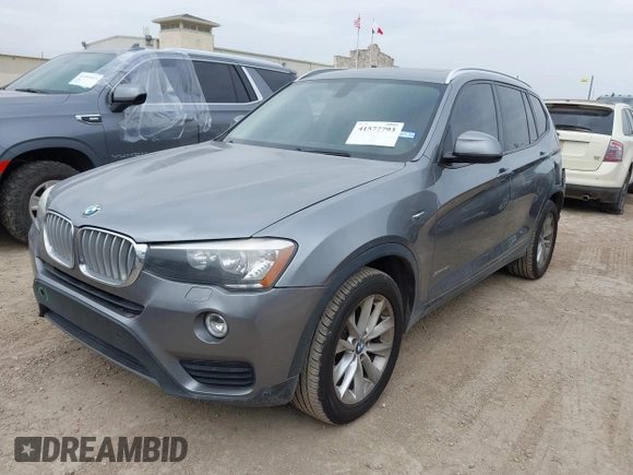2017 BMW X3 xDrive28i with VIN 5UXWX9C37H0W72650, listed as a IAAI auction lot 41577793 with 116,361 mi miles and . Bid and sale history available at DreamBid. Image 17.