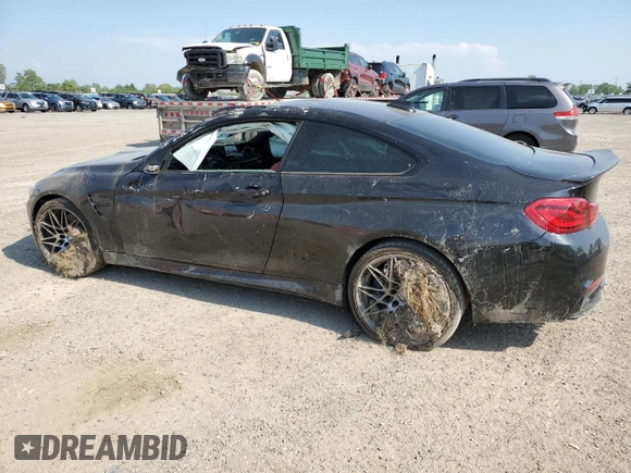 2019 BMW M4 with VIN WBS4Y9C57KAH82926, listed as a Copart auction lot 54907434 with 65,253 mi miles and Non Repairable. Bid and sale history available at carsss.com. Image 2.