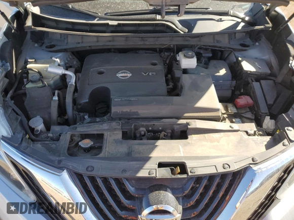 2018 Nissan Murano SL with VIN 5N1AZ2MH2JN180572, listed as a Copart auction lot 48704955 with 61,022 mi miles and Salvage Title. Bid and sale history available at DreamBid. Image 12.
