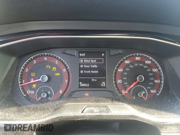 2019 Volkswagen Jetta S with VIN 3VWC57BU7KM154077, listed as a Copart auction lot 52724075 with 109,022 mi miles and Salvage title. Bid and sale history available at DreamBid. Image 9.