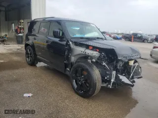 2024 Land Rover Defender X-Dynamic SE with VIN SALE27EU0R2352199, listed as a Copart auction lot 80959384 with 2,435 mi miles and Salvage Title. Bid and sale history available at carsss.com. Image 4.