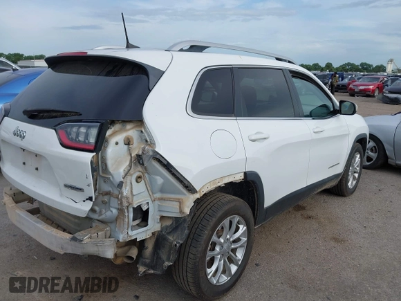 2019 Jeep Cherokee Latitude z VIN 1C4PJLCX8KD313153, wystawiony jako IAAI lot #42608299 z przebiegiem 76 394 mil mil oraz . Historia ofert i sprzedaży dostępna na DreamBid. Obrazek 4.
