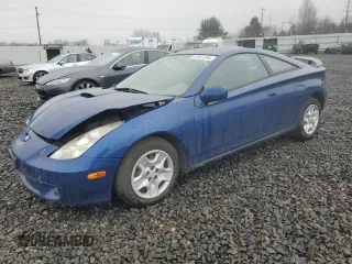 2001 Toyota Celica GT with VIN JTDDR32T510101469, listed as a Copart auction lot 47851345 with 153,561 mi miles and Salvage Title. Bid and sale history available at carsss.com. Image 1.