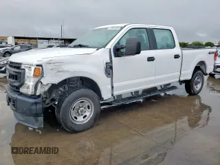2021 Ford Super Duty F-250 SRW XL with VIN 1FT7W2B67MEC08881, listed as a Copart auction lot 51987235 with 60,528 mi miles and Salvage Title. Bid and sale history available at carsss.com. Image 1.
