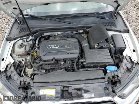 2015 Audi A3 2.0T Prestige with VIN WAUKFGFFXF1006643, listed as a Copart auction lot 58485264 with 81,084 mi miles and Salvage Title. Bid and sale history available at carsss.com. Image 13.