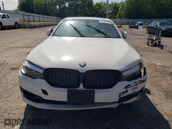 2019 BMW 5 Series 530e with VIN WBAJA9C57KB254922, listed as a Copart auction lot 55161535 with Not provided miles and Salvage title. Bid and sale history available at DreamBid. Image 5.