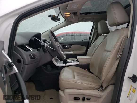 2011 Ford Edge SEL with VIN 2FMDK3JC4BBB06227, listed as a Copart auction lot 37962614 with 128,574 mi miles and Salvage Title. Bid and sale history available at carsss.com. Image 7.