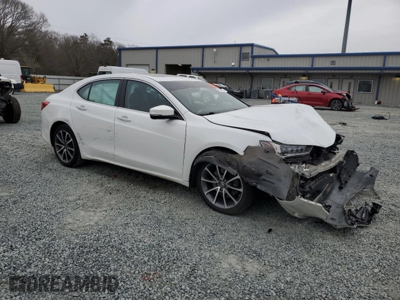 2019 Acura TLX with VIN 19UUB2F37KA005736, listed as a Copart auction lot 41910915 with 66,368 mi miles and Salvage Title. Bid and sale history available at carsss.com. Image 4.