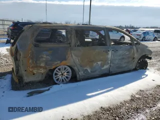 2013 Toyota Sienna XLE AAS with VIN 5TDYK3DC9DS312078, listed as a Copart auction lot 75831564 with Not Provided miles and Non Repairable. Bid and sale history available at DreamBid. Image 3.