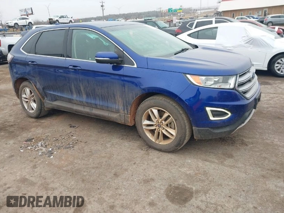 2015 Ford Edge SEL with VIN 2FMTK4J97FBB27665, listed as a IAAI auction lot 41499142 with 152,815 mi miles. Bid and sale history available at carsss.com. Image 1.