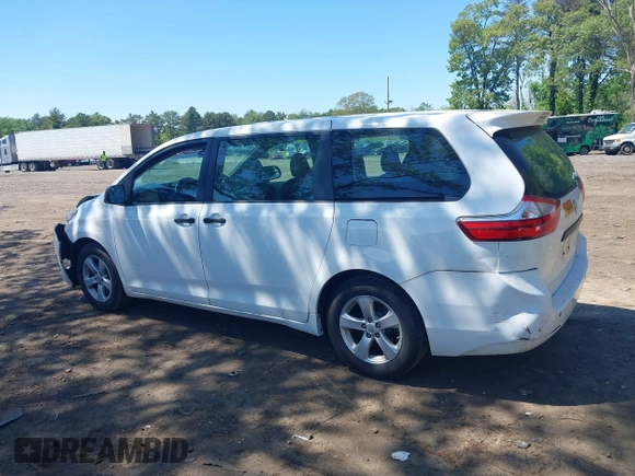 2015 Toyota Sienna L with VIN 5TDZK3DCXFS640245, listed as a IAAI auction lot 42310815 with 76,260 mi miles and . Bid and sale history available at DreamBid. Image 14.