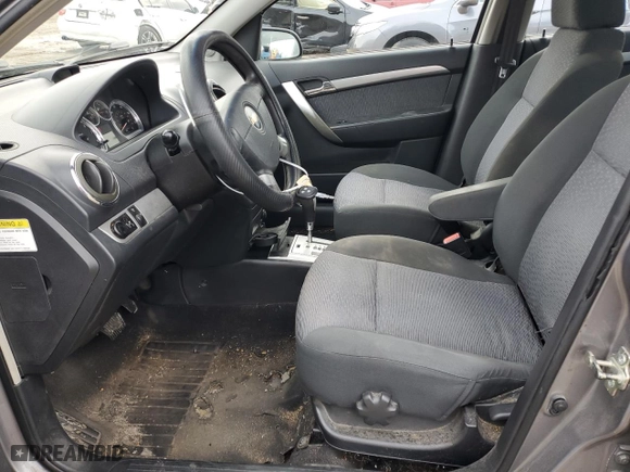 2009 Chevrolet Aveo LT w/2LT with VIN KL1TG56E29B395364, listed as a Copart auction lot 85162004 with 166,094 mi miles and Salvage Title. Bid and sale history available at carsss.com. Image 7.