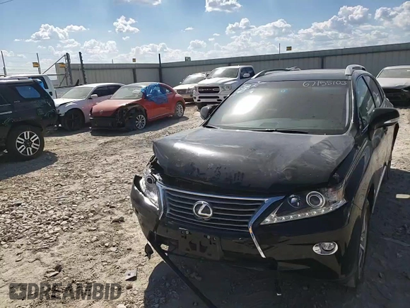 2015 Lexus RX 350 with VIN 2T2ZK1BA3FC195485, listed as a Copart auction lot 67155103 with 44,451 mi miles and Salvage title. Bid and sale history available at DreamBid. Image 12.