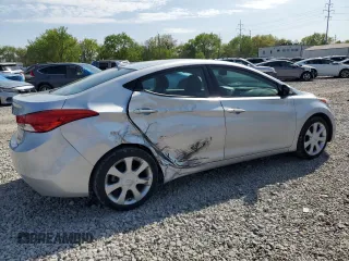 2013 Hyundai Elantra Limited with VIN KMHDH4AE3DU503348, listed as a Copart auction lot 54645915 with 49,372 mi miles and Salvage Title. Bid and sale history available at DreamBid. Image 3.