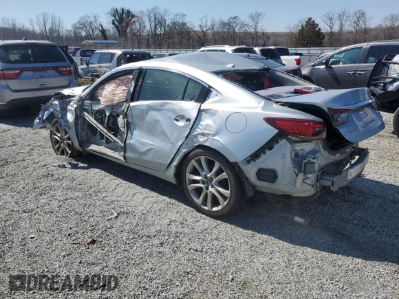 2017 Mazda 6 Touring with VIN JM1GL1V59H1106419, listed as a Copart auction lot 48914995 with 90,705 mi miles and Salvage Title. Bid and sale history available at carsss.com. Image 2.