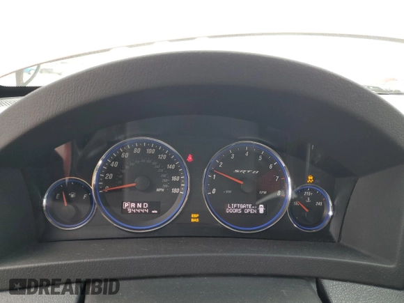 2008 Jeep Grand Cherokee SRT-8 with VIN 1J8HR78348C162460, listed as a Copart auction lot 43966375 with 94,444 mi miles and Salvage Title. Bid and sale history available at carsss.com. Image 9.