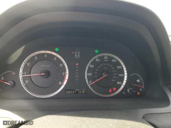 2009 Honda Accord Cpe EX-L with VIN 1HGCS22819A011166, listed as a Copart auction lot 50819395 with 206,537 mi miles and Salvage Title. Bid and sale history available at carsss.com. Image 9.