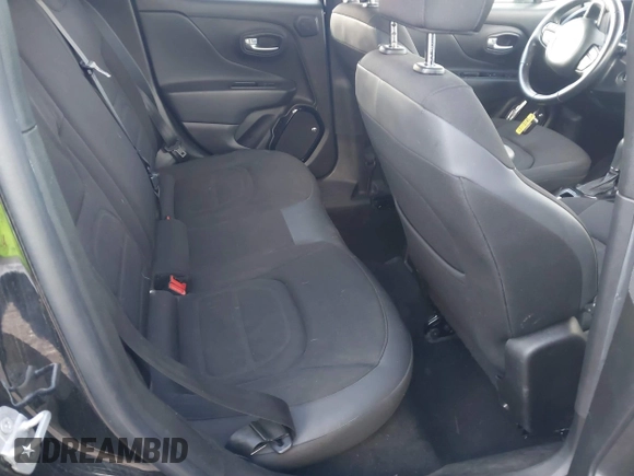 2017 Jeep Renegade Latitude with VIN ZACCJABB9HPE67907, listed as a IAAI auction lot 41425107 with 57,300 mi miles. Bid and sale history available at carsss.com. Image 8.