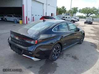 2025 Hyundai Sonata SEL with VIN KMHL64JA0SA456471, listed as a IAAI auction lot 42113856 with 3,613 mi miles. Bid and sale history available at carsss.com. Image 4.
