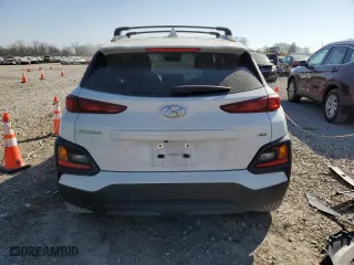 2021 Hyundai Kona SEL Plus with VIN KM8K6CAA6MU678407, listed as a Copart auction lot 48410805 with 58,634 mi miles and Salvage Title. Bid and sale history available at carsss.com. Image 6.
