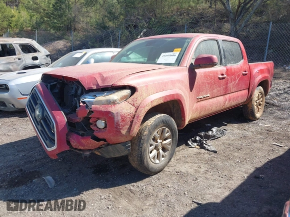2018 Toyota Tacoma SR with VIN 5TFCZ5AN1JX154722, listed as a IAAI auction lot 41693606 with 123,916 mi miles. Bid and sale history available at carsss.com. Image 17.