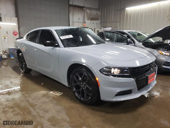 2022 Dodge Charger SXT with VIN 2C3CDXBG9NH145744, listed as a Copart auction lot 47027085 with 35,555 mi miles and Salvage Title. Bid and sale history available at carsss.com. Image 4.