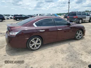 2012 Nissan Maxima S with VIN 1N4AA5AP2CC828778, listed as a Copart auction lot 62322405 with 187,768 mi miles and Clean title. Bid and sale history available at DreamBid. Image 3.