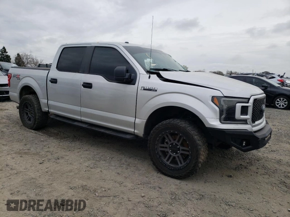 2018 Ford F-150 XL with VIN 1FTEW1EP3JKF28315, listed as a Copart auction lot 47981045 with 97,046 mi miles and Clean Title. Bid and sale history available at carsss.com. Image 4.