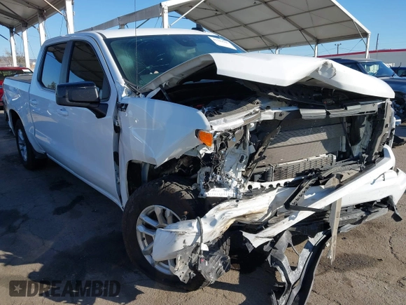 2023 Chevrolet Silverado 1500 RST with VIN 1GCUDEE89PZ134335, listed as a IAAI auction lot 41343947 with 39,399 mi miles. Bid and sale history available at carsss.com. Image 1.