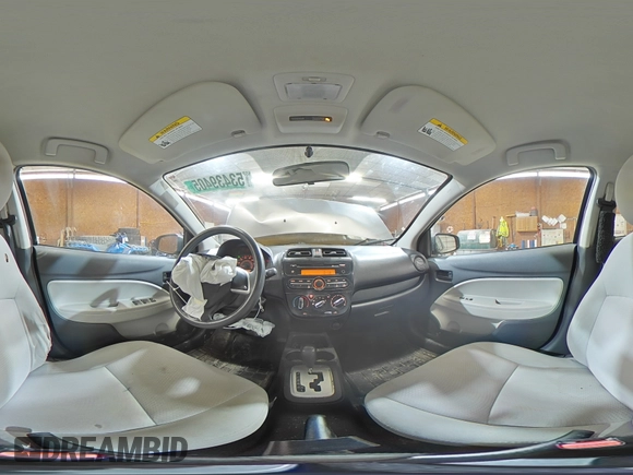 2017 Mitsubishi Mirage G4 ES with VIN ML32F3FJ6HH001825, listed as a Copart auction lot 53439405 with 92,084 mi miles and Salvage Title. Bid and sale history available at carsss.com. Image 13.