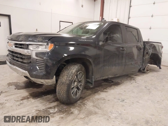 2024 Chevrolet Silverado 1500 LT with VIN 1GCPDKEK1RZ133304, listed as a IAAI auction lot 41375323 with 14,284 mi miles. Bid and sale history available at carsss.com. Image 2.
