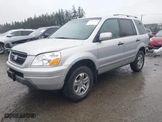 2005 Honda Pilot EX-L with NAVI with VIN 2HKYF18705H560698, listed as a IAAI auction lot 41219235 with 44,448 mi miles. Bid and sale history available at carsss.com. Image 2.