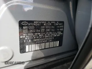 2023 Hyundai Ioniq 6 Limited z VIN KMHM54AAXPA035419, wystawiony jako Copart lot #56145494 z przebiegiem 8175 mil mil oraz Szkoda całkowita • Salvage title. Historia ofert i sprzedaży dostępna na DreamBid. Obrazek 12.