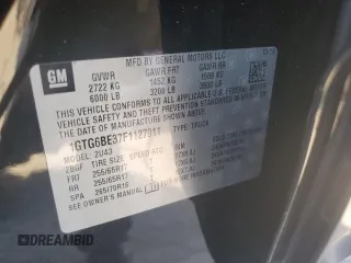 2015 GMC Canyon 4WD SLE with VIN 1GTG6BE37F1127911, listed as a Copart auction lot 68995134 with 117,375 mi miles and Salvage Title. Bid and sale history available at carsss.com. Image 12.
