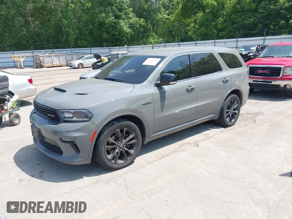2021 Dodge Durango R/T with VIN 1C4SDJCT3MC642998, listed as a IAAI auction lot 42517922 with 50,467 mi miles and . Bid and sale history available at DreamBid. Image 2.