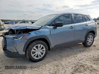 2025 Toyota Corolla Cross L with VIN 7MUAAAAG4SV134423, listed as a Copart auction lot 63101065 with 2,147 mi miles and Salvage title. Bid and sale history available at DreamBid. Image 1.