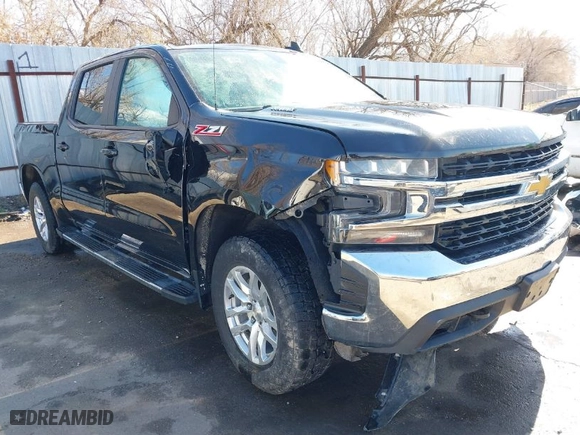 2020 Chevrolet Silverado 1500 LT with VIN 3GCUYDETXLG298836, listed as a IAAI auction lot 41814809 with 60,480 mi miles. Bid and sale history available at carsss.com. Image 1.