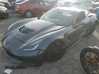 2017 Chevrolet Corvette Z06 1LZ z VIN 1G1YP2D61H5601885, wystawiony jako Copart lot #84687114 z przebiegiem 41 827 mil mil oraz Szkoda całkowita • Salvage title. Historia ofert i sprzedaży dostępna na DreamBid. Obrazek 1.