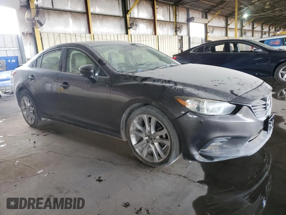 2017 Mazda Mazda6 Touring with VIN JM1GL1V51H1113140, listed as a Copart auction lot 45106885 with 163,352 mi miles and Salvage Title. Bid and sale history available at carsss.com. Image 4.