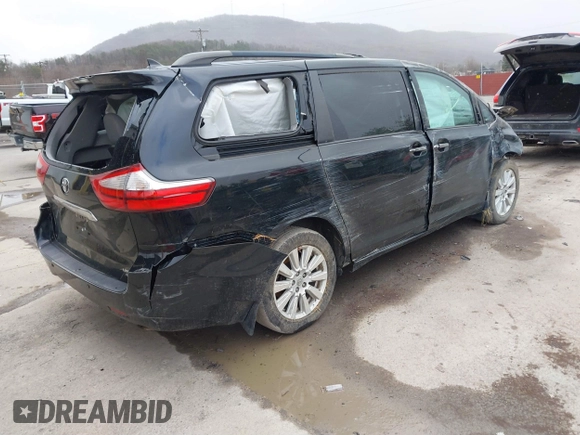 2017 Toyota Sienna XLE with VIN 5TDDZ3DC9HS147035, listed as a IAAI auction lot 41737602 with 82,008 mi miles and . Bid and sale history available at DreamBid. Image 4.