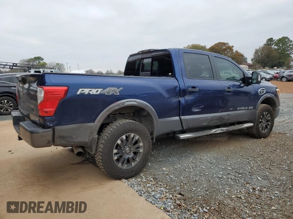 2017 Nissan Titan XD PRO-4X with VIN 1N6BA1F46HN519362, listed as a Copart auction lot 82225564 with 110,349 mi miles and Salvage Title. Bid and sale history available at carsss.com. Image 3.