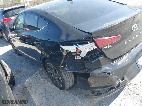 2019 Hyundai Elantra SEL with VIN 5NPD84LF7KH473417, listed as a IAAI auction lot 41903516 with 70,088 mi miles. Bid and sale history available at carsss.com. Image 6.