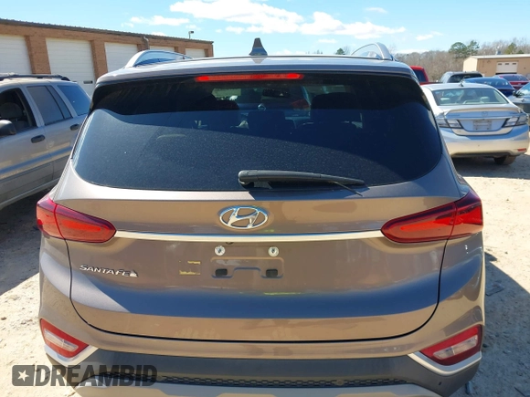2020 Hyundai Santa Fe SEL w/SULEV with VIN 5NMS33AD8LH256698, listed as a IAAI auction lot 41744040 with 54,832 mi miles. Bid and sale history available at carsss.com. Image 16.