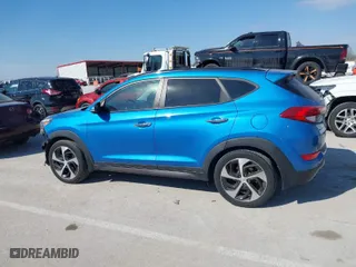 2016 Hyundai Tucson Eco with VIN KM8J3CA25GU033510, listed as a IAAI auction lot 41710517 with 103,474 mi miles. Bid and sale history available at carsss.com. Image 15.